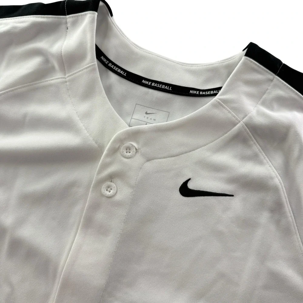 Nike Vapor Select 2 Baseball Jersey Men's Large White Black NWT DX9147-106